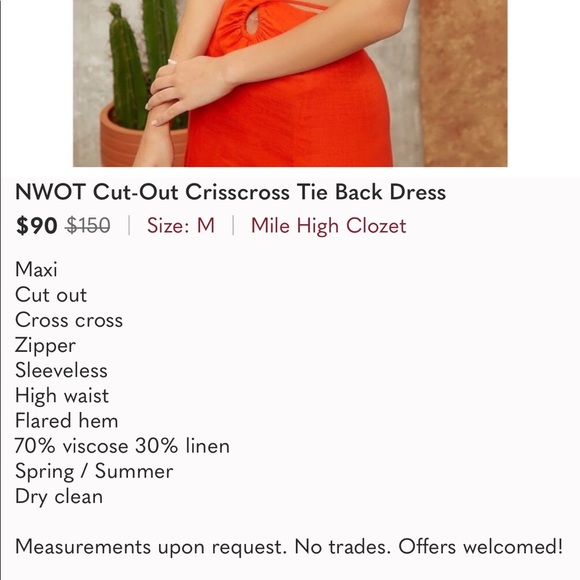 COPY - Cult Gaia Eileen Cut Out Dress - Picture 5 of 6